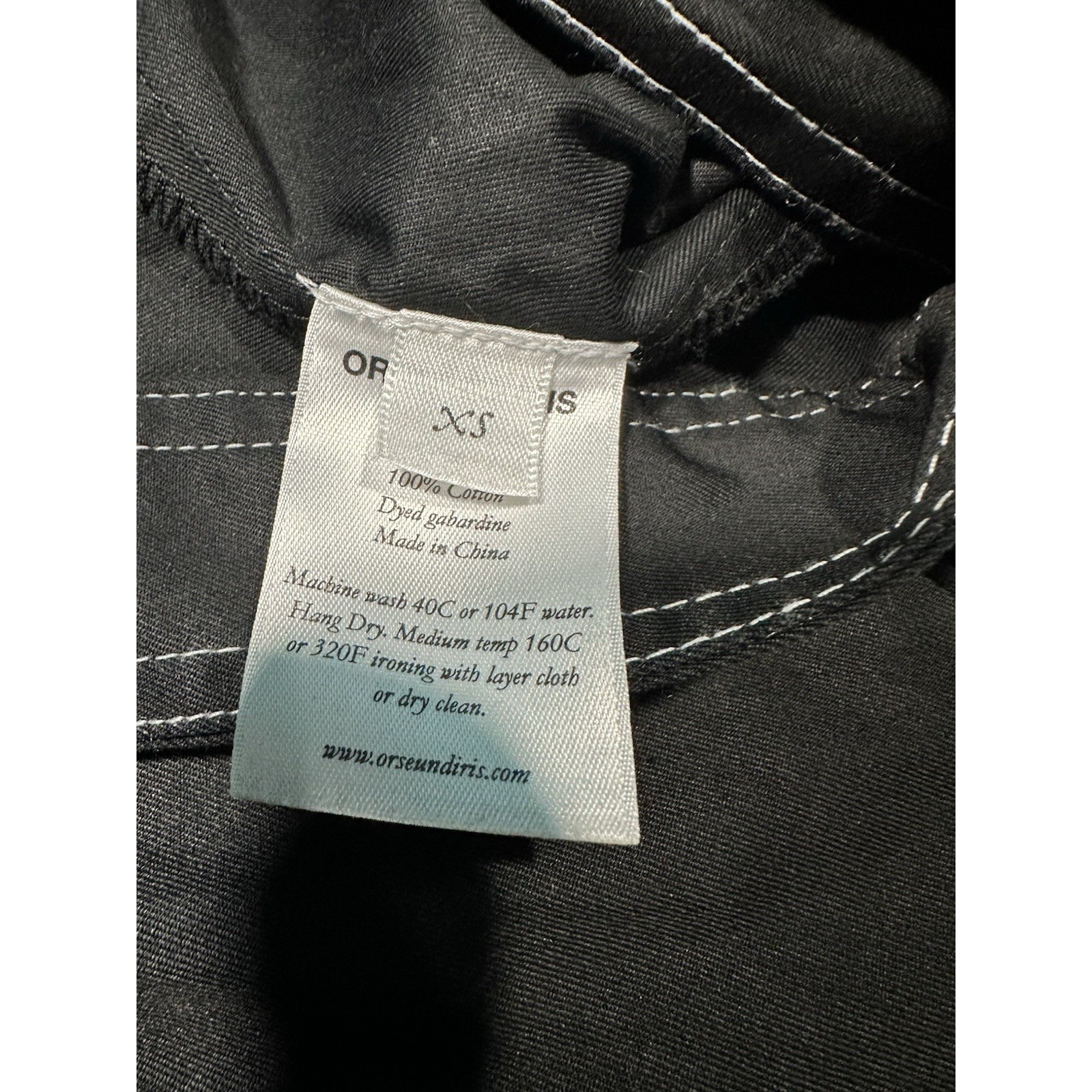 Orseund Iris Black Front Pockets Jumpsuit Xs — image 8 of 8